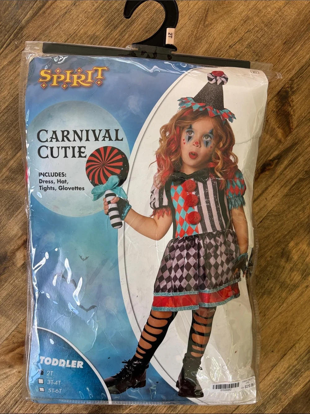Toddler Girl Carnival Cutie Halloween Costume Size 2T